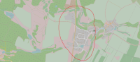 Mapa vypnuté oblasti